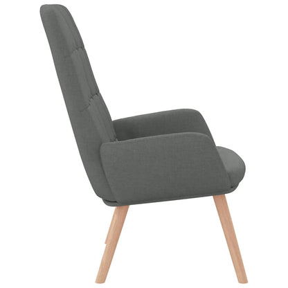 vidaXL Relaxsessel Dunkelgrau Stoff