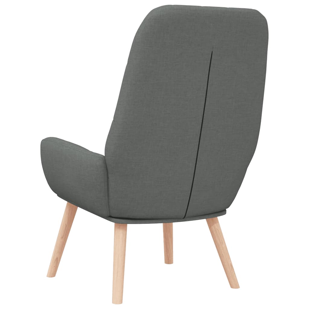 vidaXL Relaxsessel Dunkelgrau Stoff