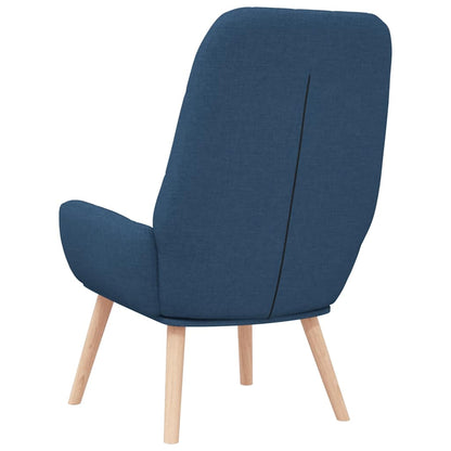 vidaXL Relaxsessel Blau Stoff
