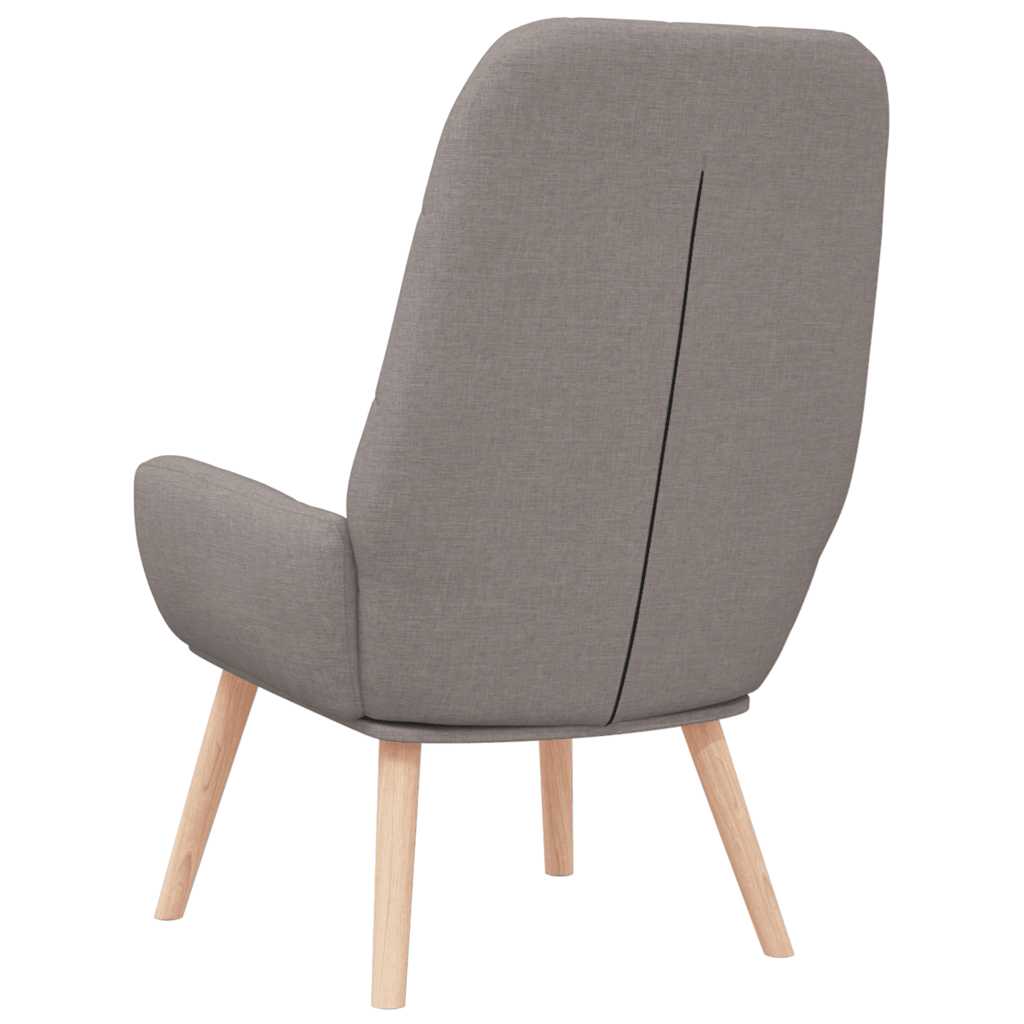 vidaXL Relaxsessel Taupe Stoff