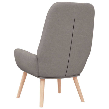 vidaXL Relaxsessel Taupe Stoff