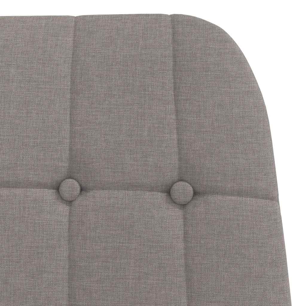 vidaXL Relaxsessel Taupe Stoff