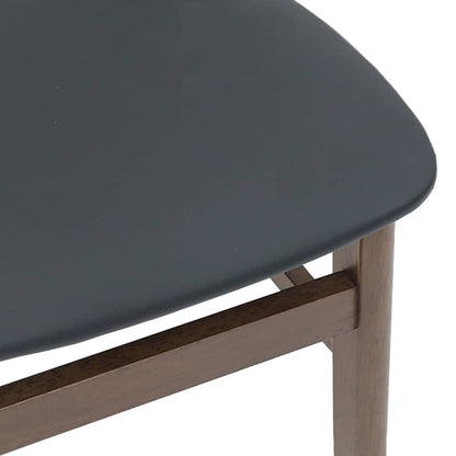 vidaXL Esszimmerstühle mit Kissen 2 Stk. Braun Massivholz Gummibaum