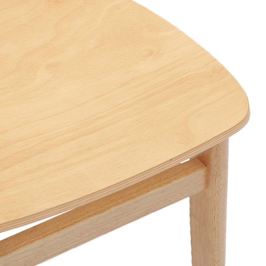 vidaXL Esszimmerstühle 2 Stk. Massivholz Gummibaum