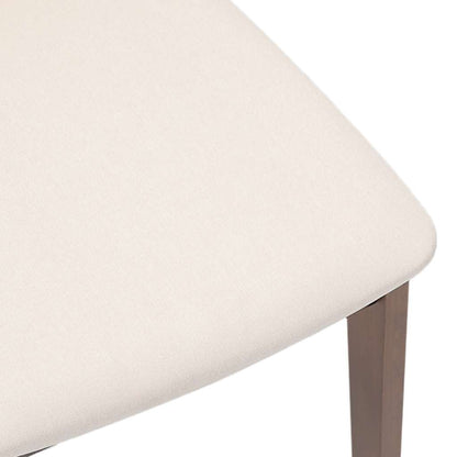 vidaXL Esszimmerstühle mit Kissen 2 Stk. Braun Massivholz Gummibaum