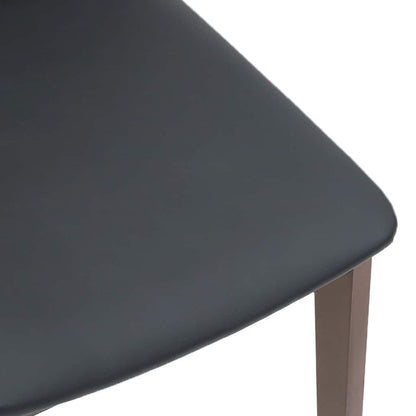 vidaXL Esszimmerstühle mit Kissen 2 Stk. Braun Massivholz Gummibaum