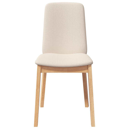 vidaXL Esszimmerstühle mit Kissen 2 Stk. Massivholz Gummibaum