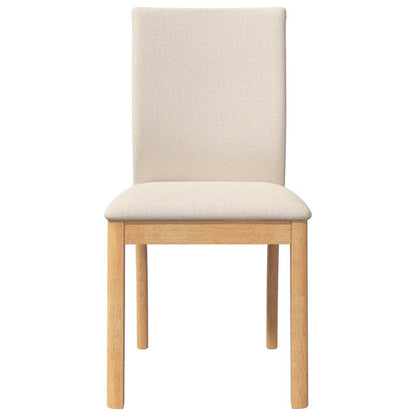 vidaXL Esszimmerstühle mit Kissen 2 Stk. Massivholz Gummibaum