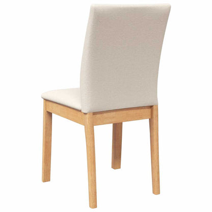 vidaXL Esszimmerstühle mit Kissen 2 Stk. Massivholz Gummibaum