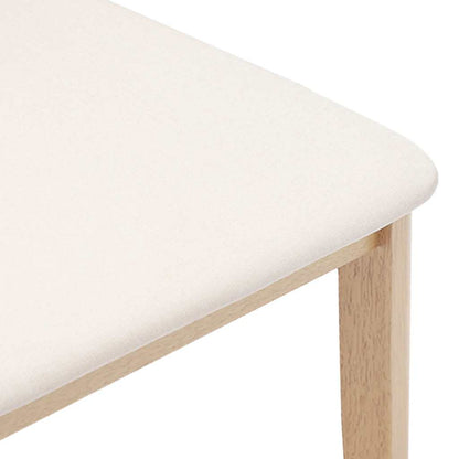 vidaXL Esszimmerstühle mit Kissen 2 Stk. Massivholz Gummibaum