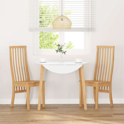 Esszimmerstühle 2 Stk. Massivholz Gummibaum