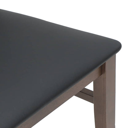 vidaXL Chaises de salle à manger avec coussins 2 pcs Marron Bois d'hévéa massif