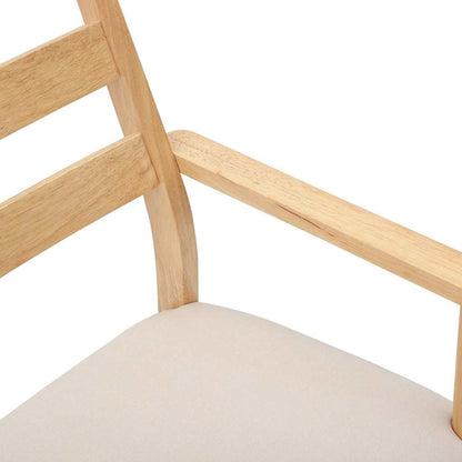 vidaXL Esszimmerstühle mit Kissen 2 Stk. Massivholz Gummibaum
