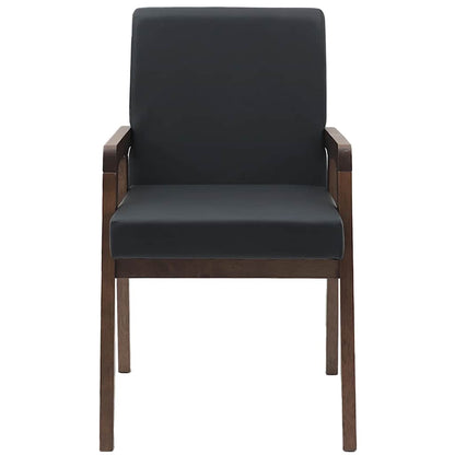 vidaXL Chaises de salle à manger avec coussins 2 pcs Marron Bois d'hévéa massif