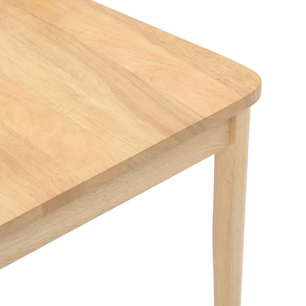 vidaXL Chaises de salle à manger 2 pcs Bois d'hévéa massif naturel