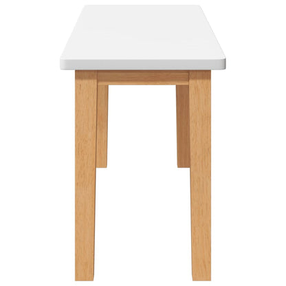 Bank 90 cm Massivholz Gummibaum