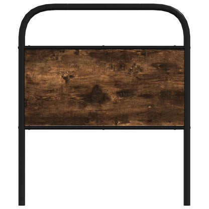 vidaXL Ersatz-Kopfteil Räuchereiche 80 cm Stahl und Holzwerkstoff