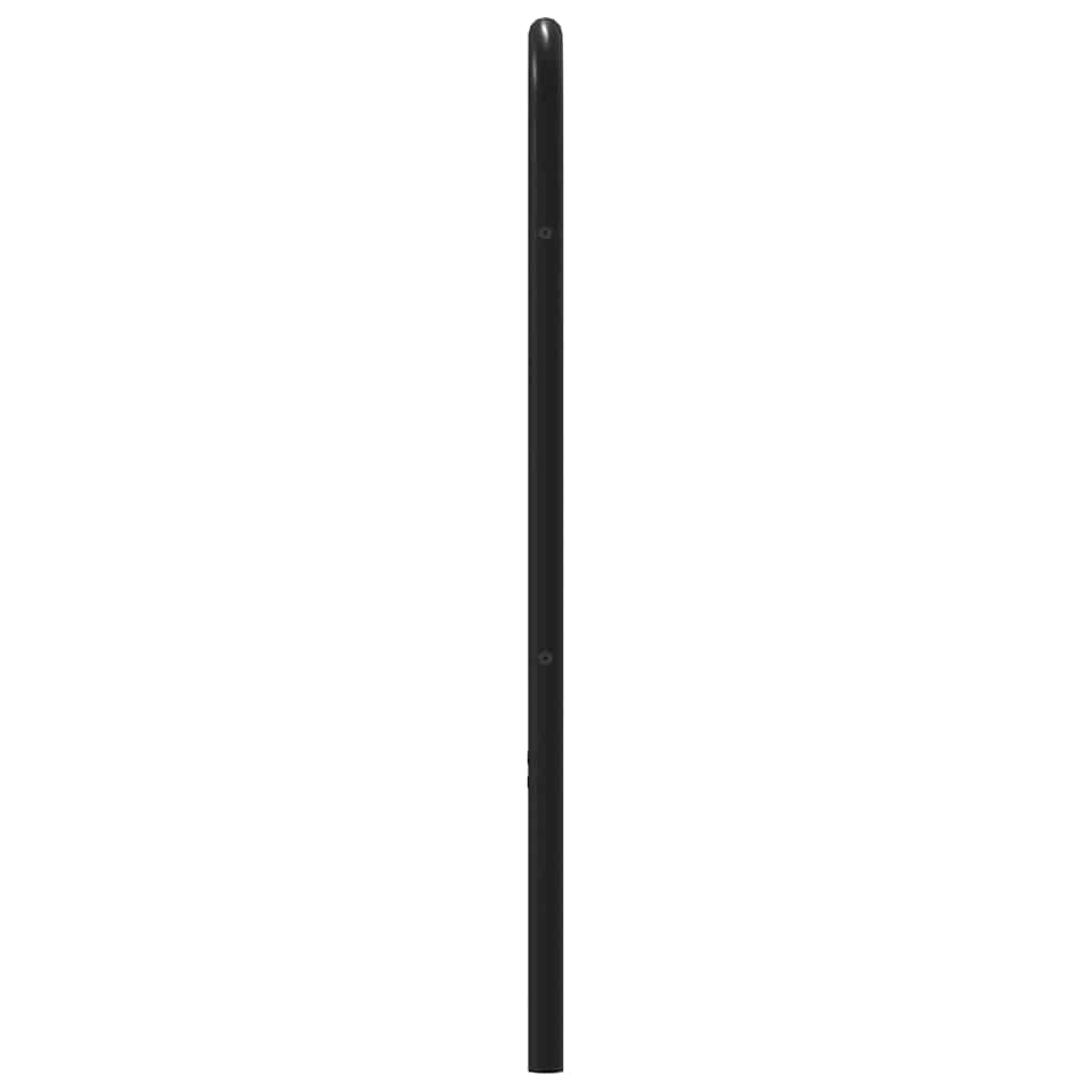 vidaXL Ersatz-Kopfteil Räuchereiche 107 cm Stahl und Holzwerkstoff