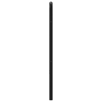 vidaXL Ersatz-Kopfteil Räuchereiche 107 cm Stahl und Holzwerkstoff