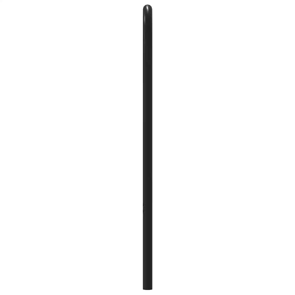 vidaXL Ersatz-Kopfteil Räuchereiche 120 cm Stahl und Holzwerkstoff