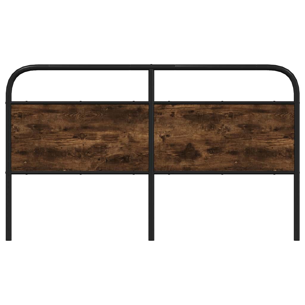 Ersatz-Kopfteil Räuchereiche 150 cm Stahl und Holzwerkstoff