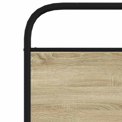 vidaXL Ersatz-Kopfteil Sonoma-Eiche 90 cm Stahl und Holzwerkstoff