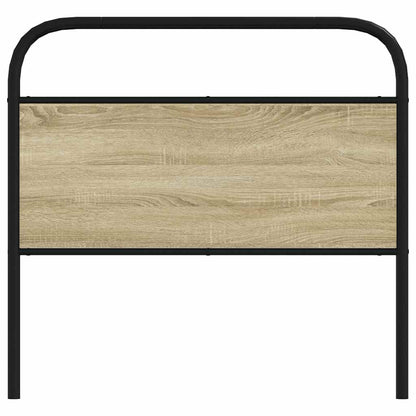 vidaXL Ersatz-Kopfteil Sonoma-Eiche 107 cm Stahl und Holzwerkstoff