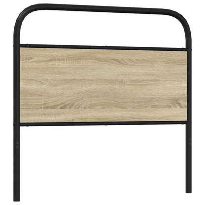vidaXL Ersatz-Kopfteil Sonoma-Eiche 107 cm Stahl und Holzwerkstoff