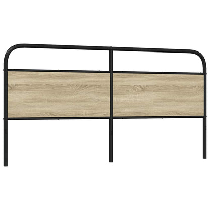 vidaXL Ersatz-Kopfteil Sonoma-Eiche 190 cm Stahl und Holzwerkstoff