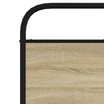 vidaXL Ersatz-Kopfteil Sonoma-Eiche 200 cm Stahl und Holzwerkstoff