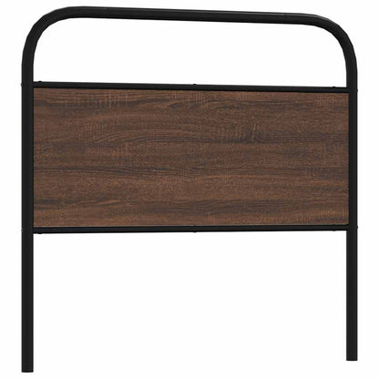 vidaXL Ersatz-Kopfteil Braun Eichen-Optik 107 cm Stahl und Holzwerkstoff