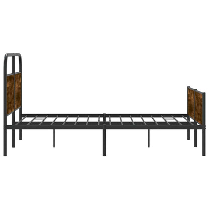 vidaXL Cadre de lit sans matelas 140x200 cm Chêne Sonoma Bois d'ingénierie