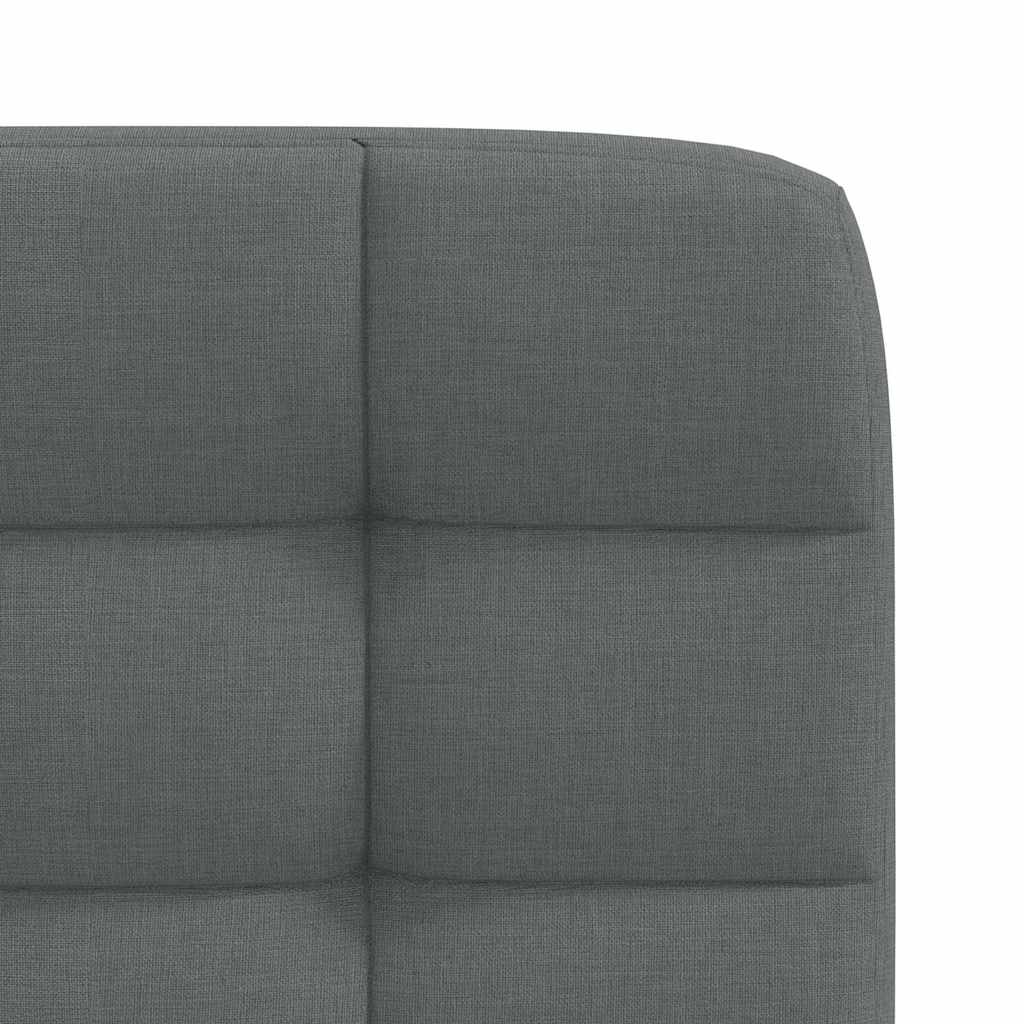 vidaXL Esszimmerstühle 4 Stk. Dunkelgrau Stoff