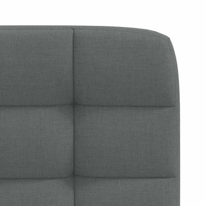 vidaXL Esszimmerstühle 4 Stk. Dunkelgrau Stoff