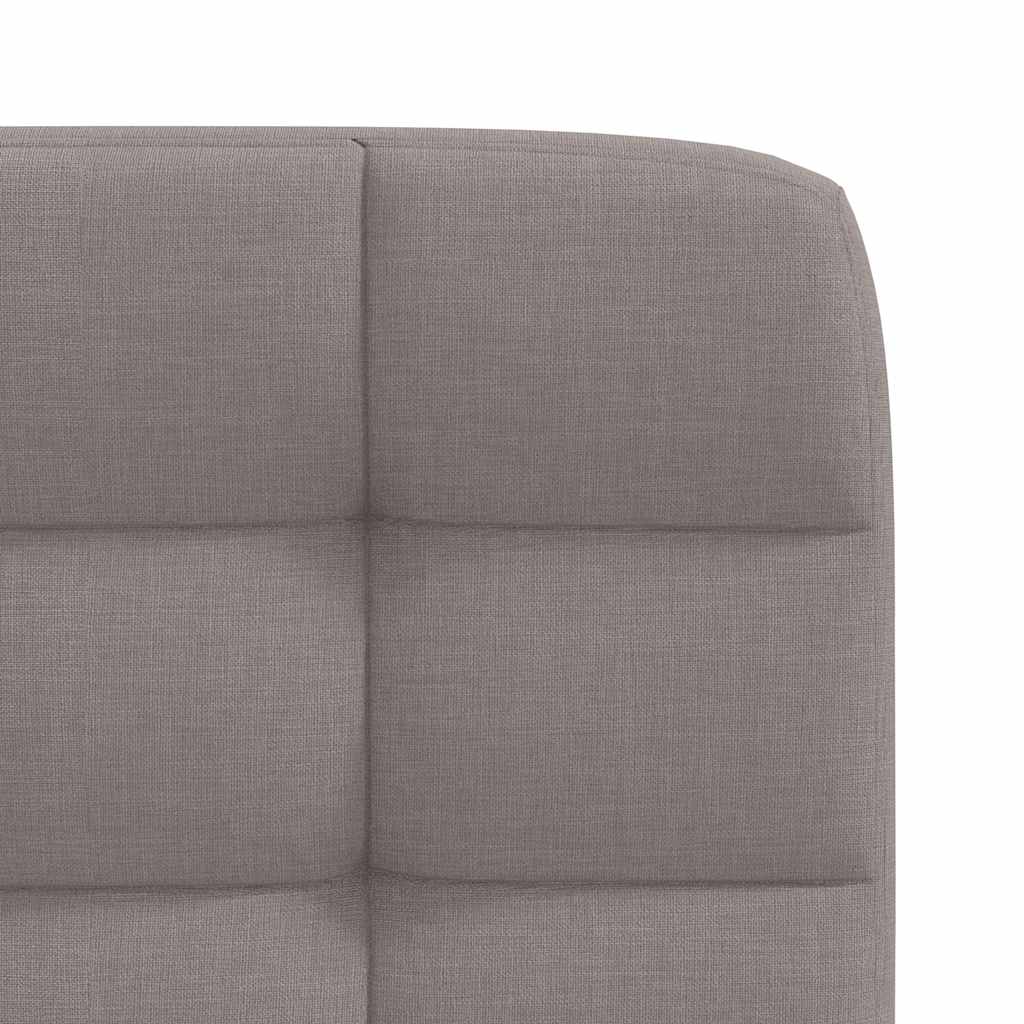 vidaXL Esszimmerstühle 4 Stk. Taupe Stoff
