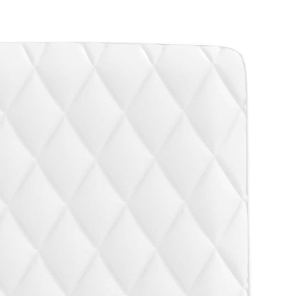 vidaXL Chaises de salle à manger 4 pcs Similicuir blanc