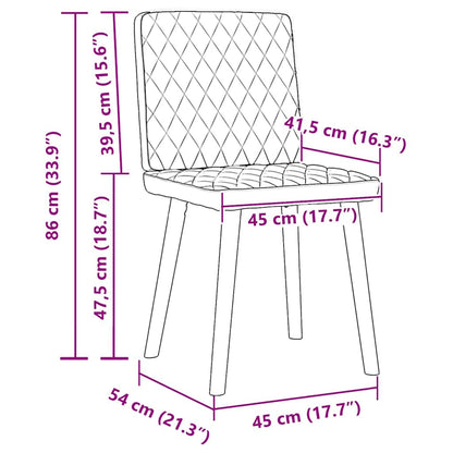 vidaXL Esszimmerstühle 4 Stk. Taupe Stoff