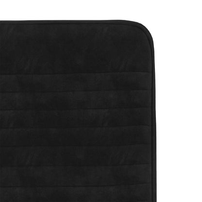 vidaXL Esszimmerstühle 4 Stk. Schwarz Samt