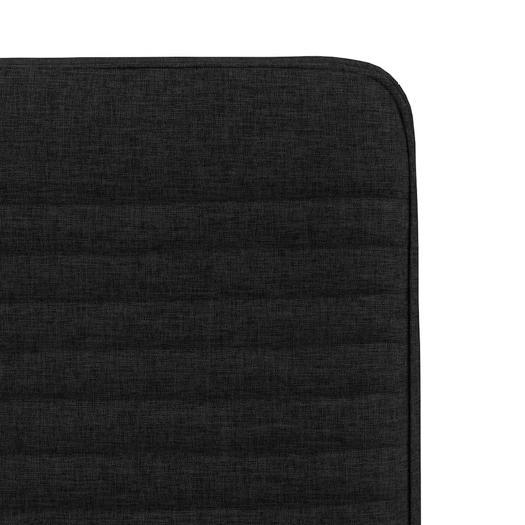vidaXL Esszimmerstühle 4 Stk. Schwarz Stoff