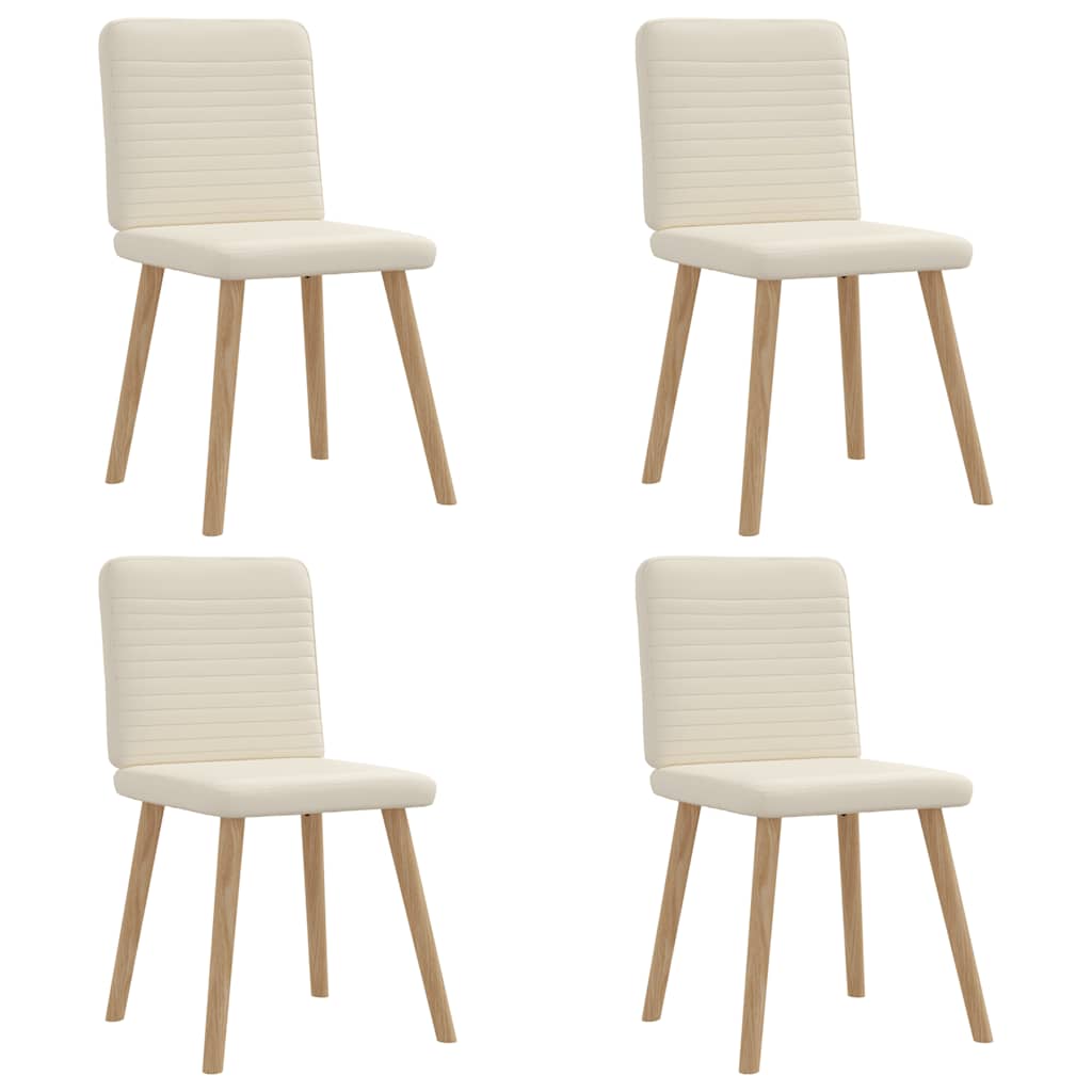 vidaXL Chaises de salle à manger 4 pcs Tissu