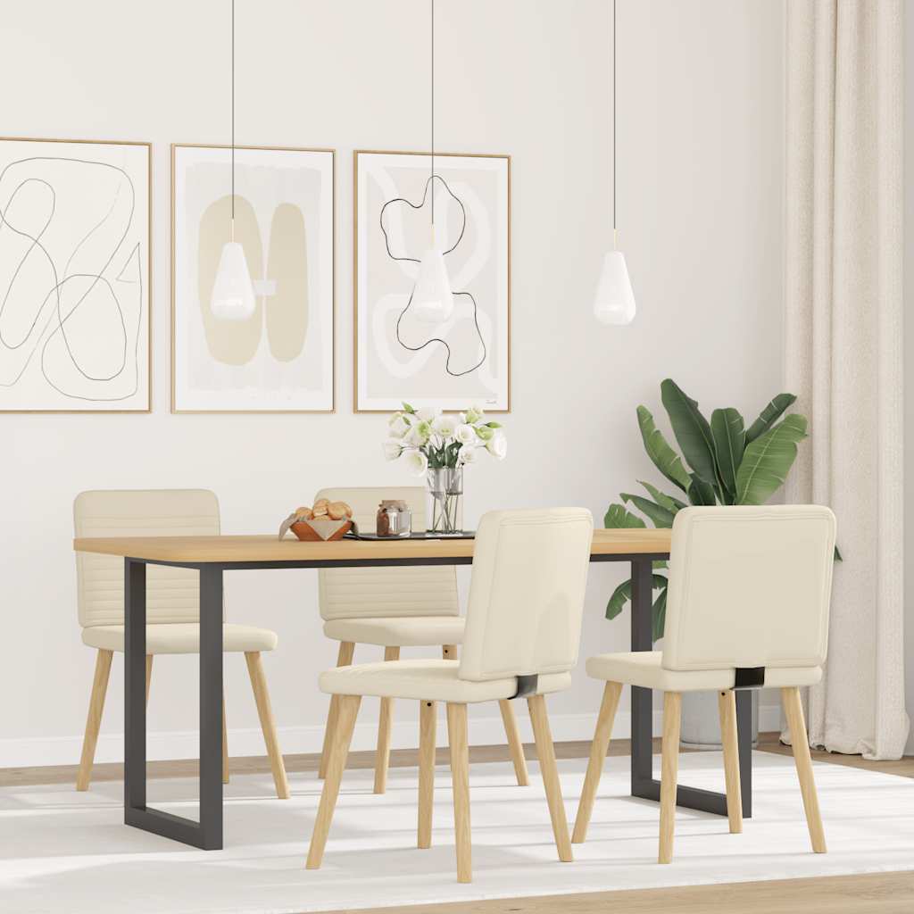 vidaXL Chaises de salle à manger 4 pcs Tissu