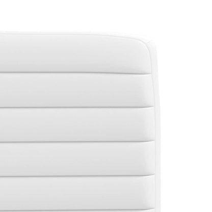vidaXL Chaises de salle à manger 4 pcs Similicuir blanc