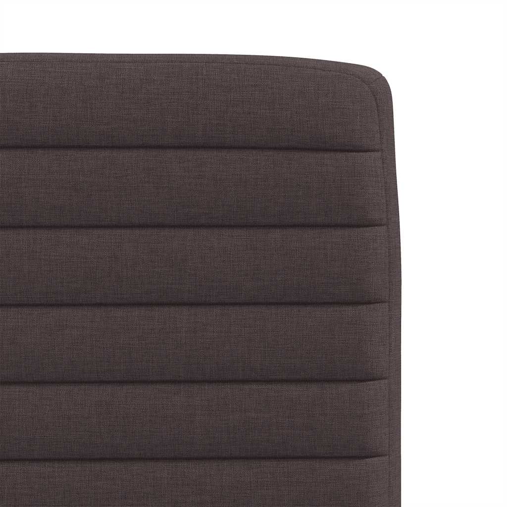 vidaXL Esszimmerstühle 4 Stk. Dunkelbraun Stoff