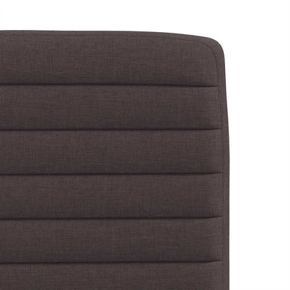 vidaXL Esszimmerstühle 4 Stk. Dunkelbraun Stoff