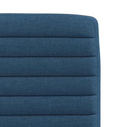 vidaXL Esszimmerstühle 4 Stk. Blau Stoff