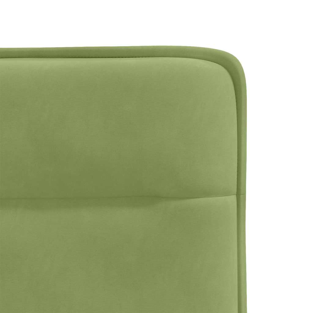 vidaXL Chaises de salle à manger 4 pcs Vert clair Velours