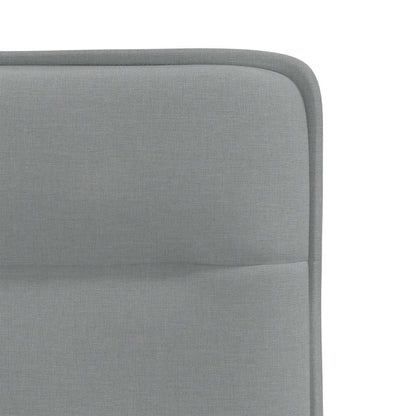 vidaXL Chaises de salle à manger 4 pcs Tissu Gris clair
