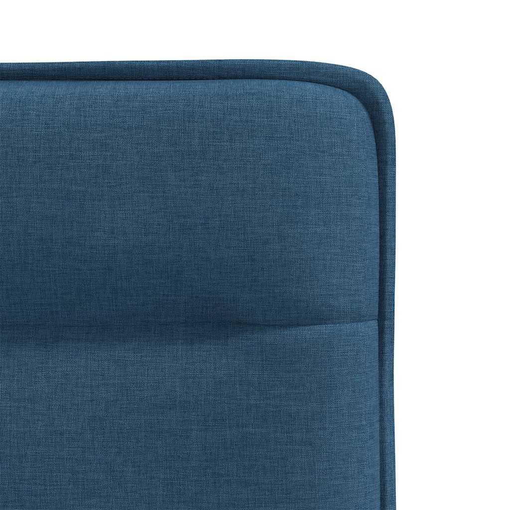 vidaXL Chaises de salle à manger 4 pcs Bleu tissu