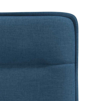 vidaXL Chaises de salle à manger 4 pcs Bleu tissu