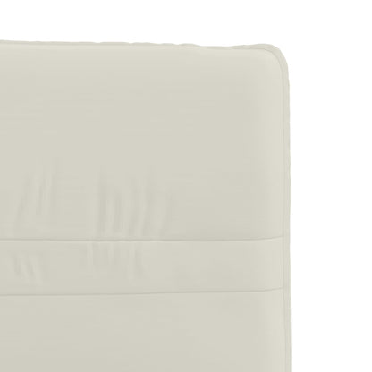vidaXL Esszimmerstühle 4 Stk. Creme Samt